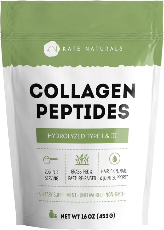 Kate Naturals Collagen Peptides Powder - 16oz