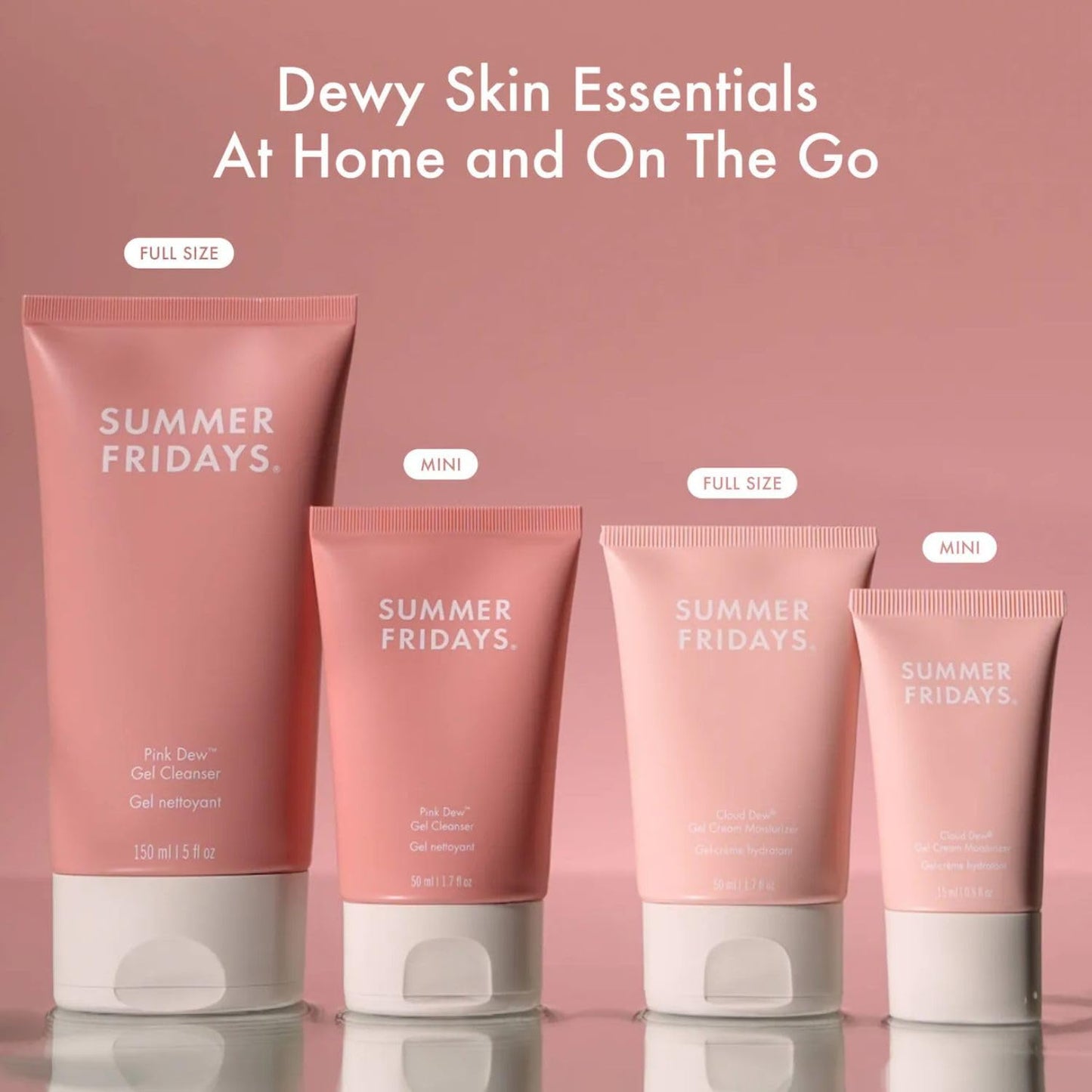 Summer Fridays Pink Dew Gel Facial Cleanser - 1.7 fl oz