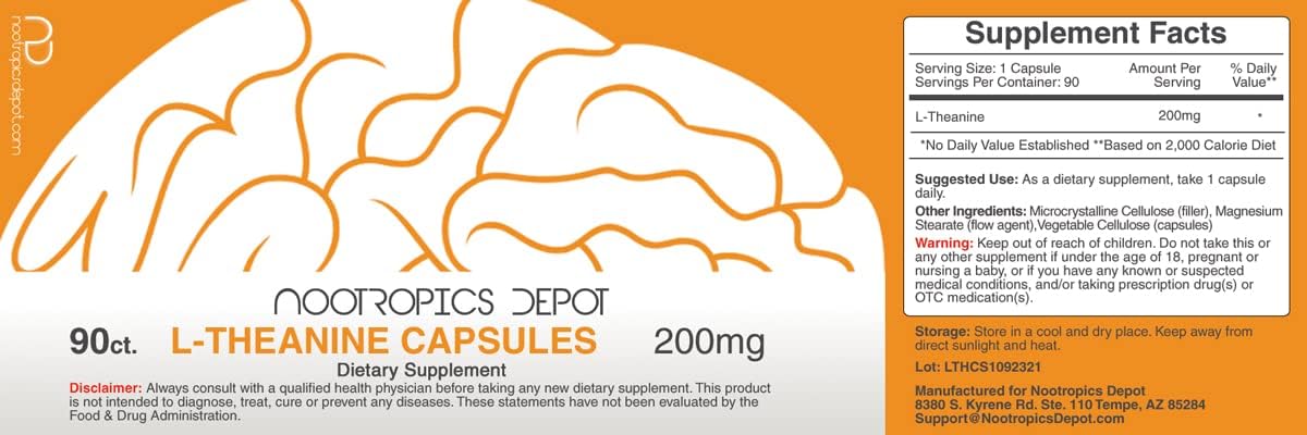 L-Theanine 90  Capsules