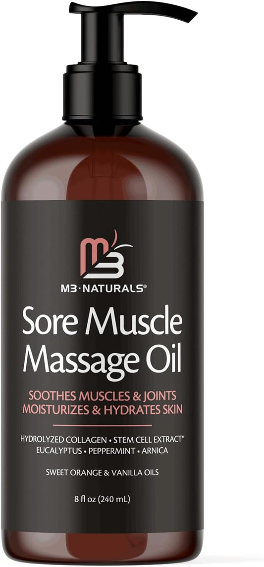 Arnica Sore Muscle Massage Oil for Massage Therapy