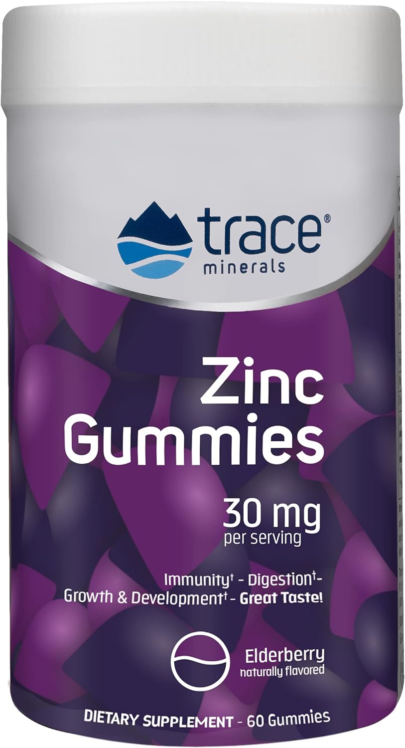 Trace Minerals  Zinc Chewable Gummies 60 count