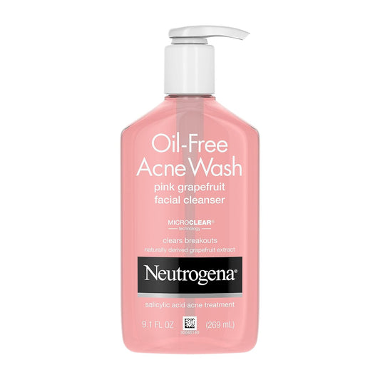 Neutrogena Oil-Free Salicylic Acid Pink Grapefruit Pore Cleansing Acne Wash