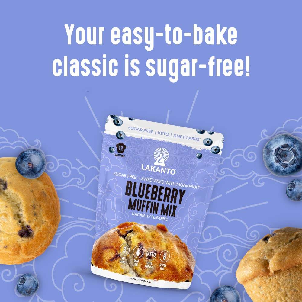 Lakanto Sugar Free Blueberry Muffin Mix - 6.77 oz