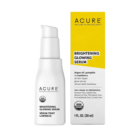 Acure Brightening Glowing Serum -1 Fl Oz