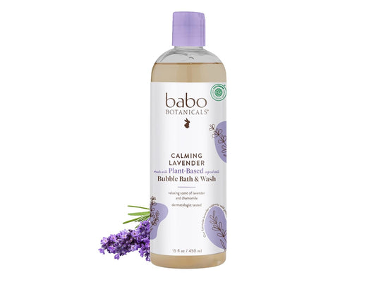 BABO Botanicals Calming Lavender 2-in-1 Bubble Bath & Wash - 15 fl oz