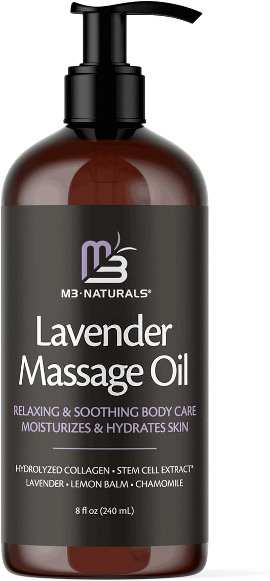 Lavender Massage Oil with Collagen and Stem Cells