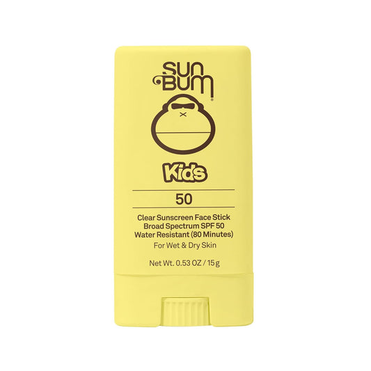Sun Bum Kids SPF 50 Clear Face Stick Sunscreen 0.53 oz