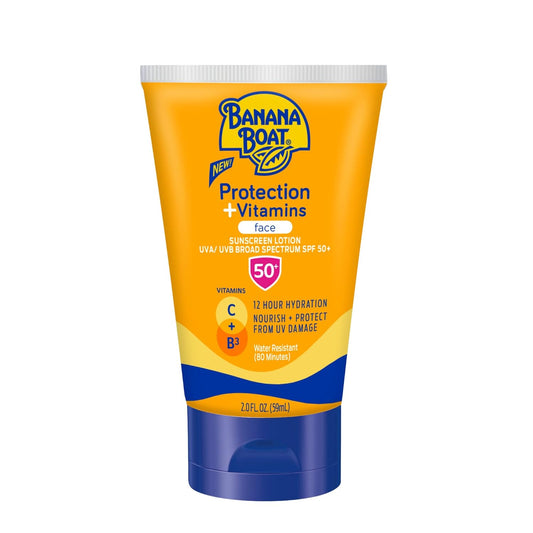 Banana Boat Protection + Vitamins Sunscreen for Face SPF 50,2 oz.
