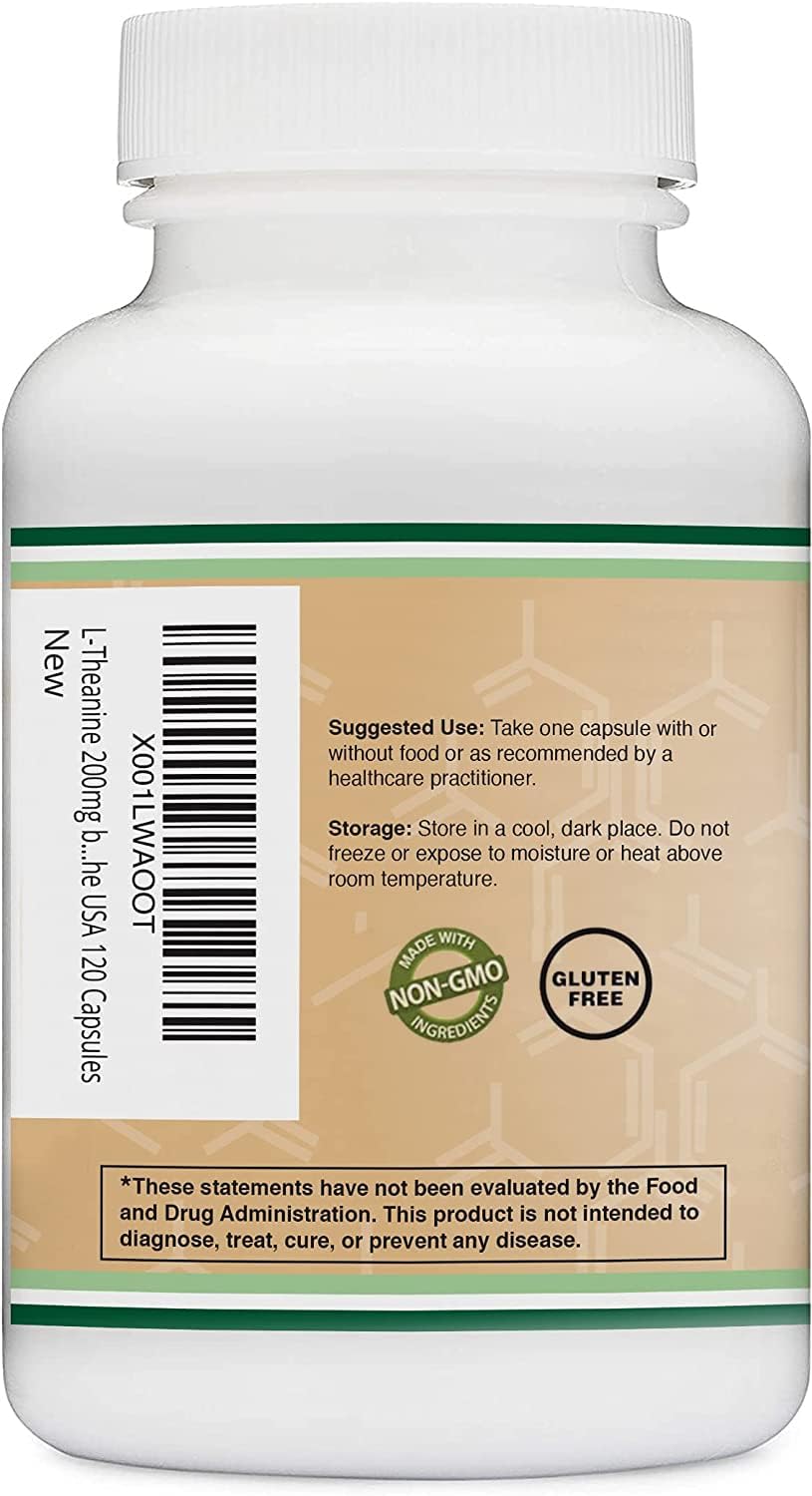 L-Theanine Supplement, 120 Capsules