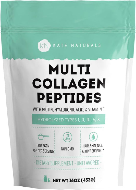 Kate Naturals Multi Collagen Peptides - 16 oz
