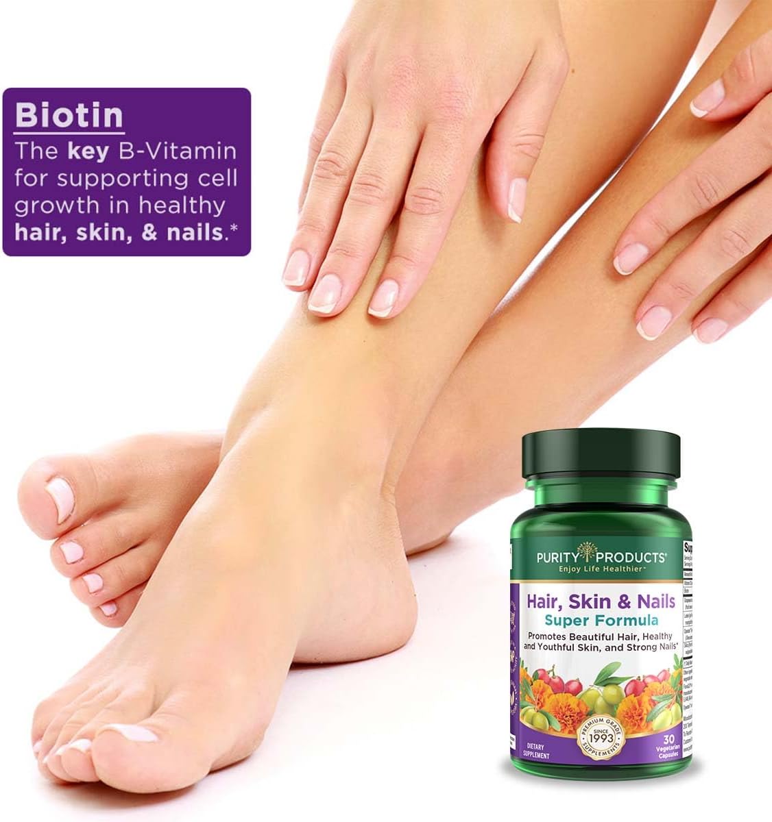 Purity Products - Hair, Skin and Nails Super Formula,30 Capsules