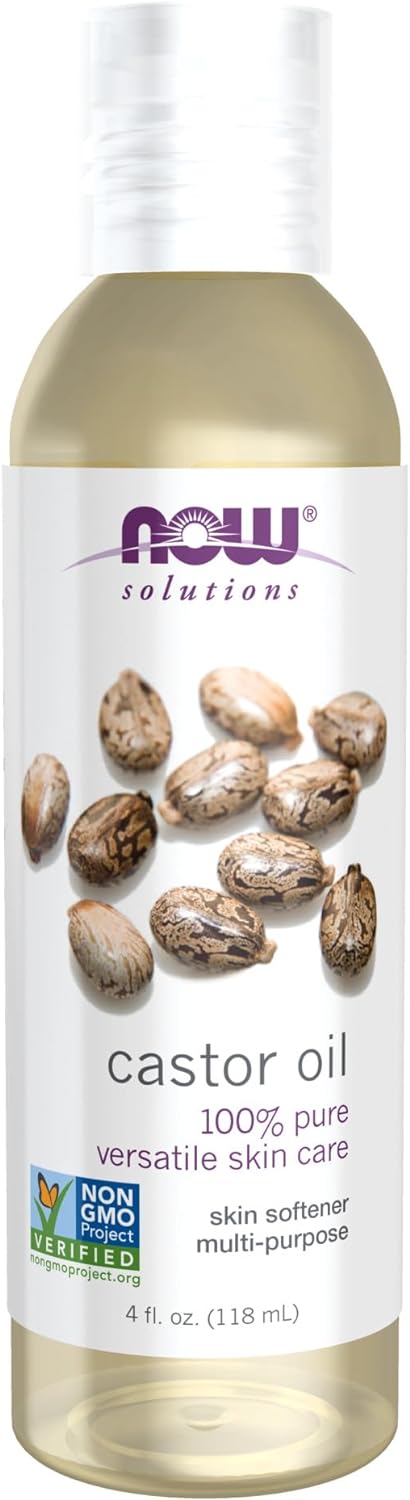 NOW Solutions, Castor Oil, 100% Pure Versatile Skin Care
