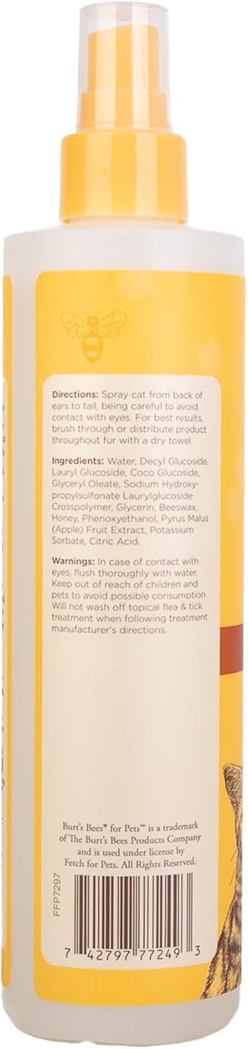 Burt's Bees for Pets Waterless Cat Shampoo Spray - 10 Fl Oz