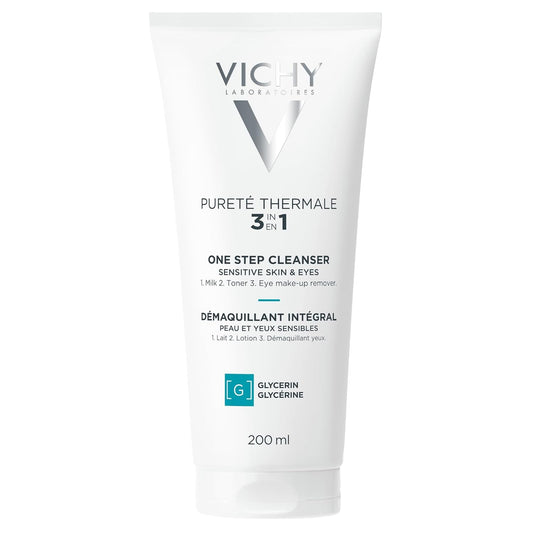 Vichy Pureté Thermale One Step Cleanser for Sensitive Skin -6.76 ounce