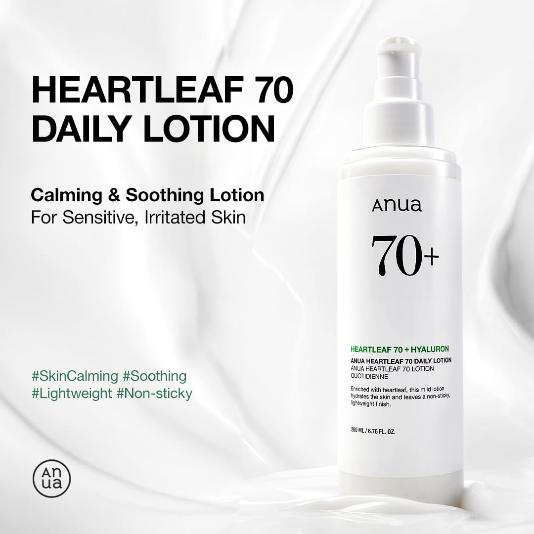Anua Heartleaf Daily Lotion, Face Moisturizer - 6.76 fl.oz