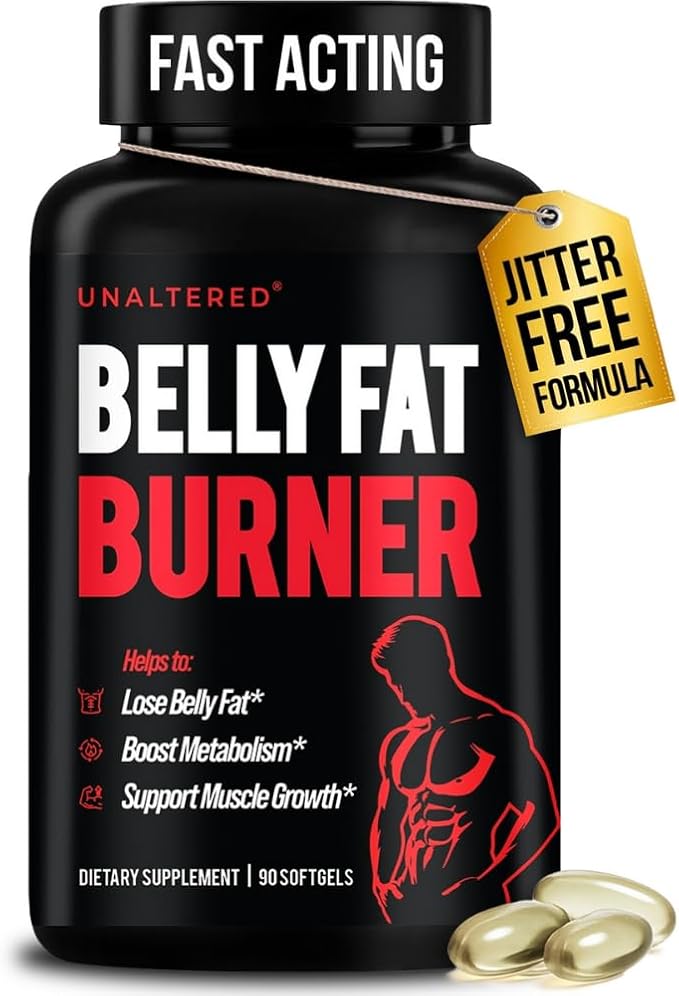 UNALTERED Fat Burner for Men - Lose Belly Fat, 90 count