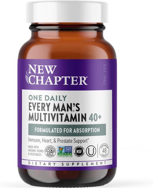 New Chapter Men’s Multivitamin 40+ - 48 Tablets