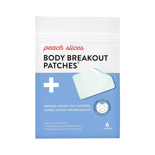 Peach Slices - Body Breakout Patches (6 ct)