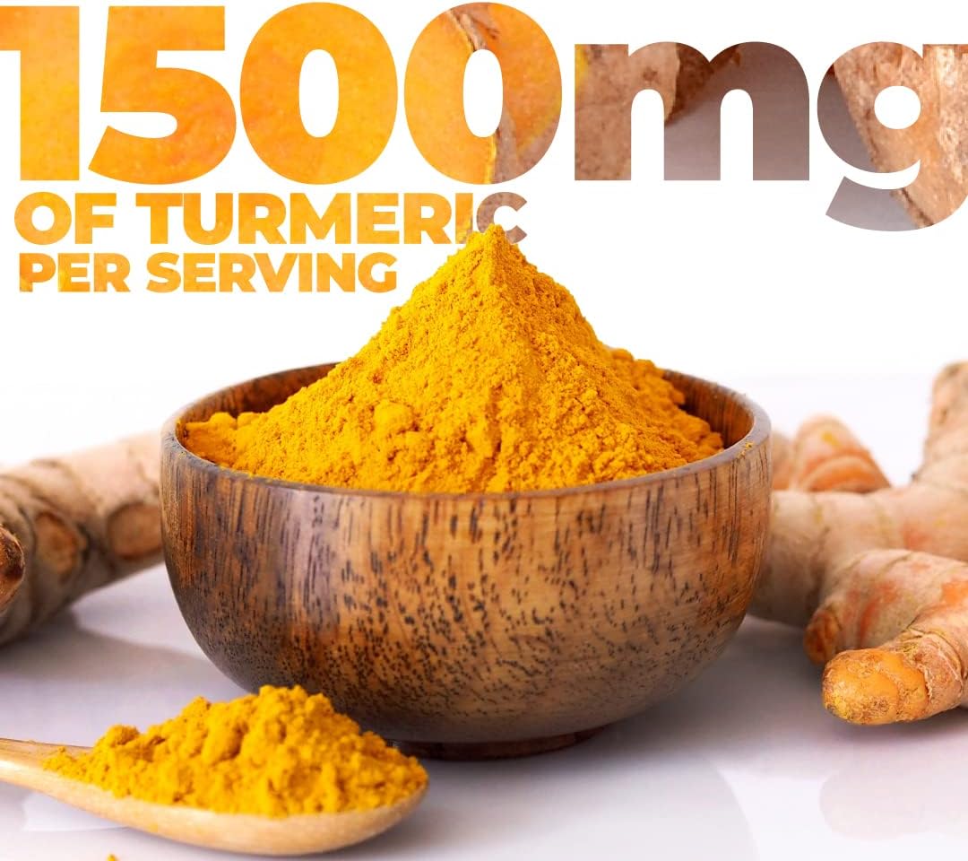 Organic Turmeric Curcumin & Black Pepper. High Absorption Joint Support Supplement  60 capsules