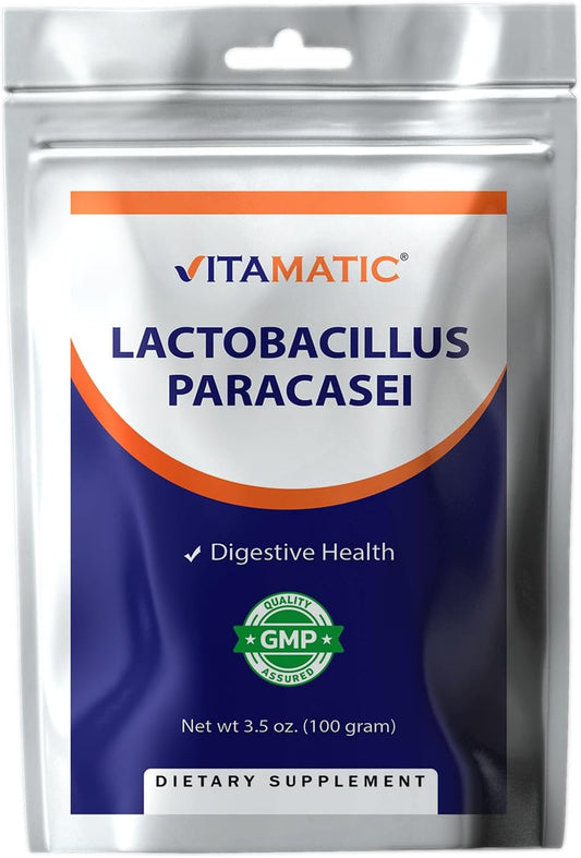 Vitamatic Lactobacillus Paracasei Probiotic Powder  - 100 Gram (3.5 OZ)