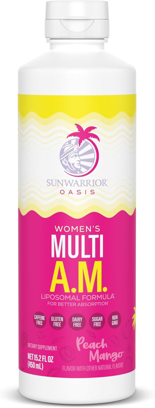 Sunwarrior Liquid Multivitamins Supplement Liquid Mango Flavored -15.2 fl oz