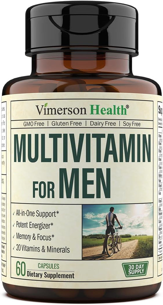 Multivitamin for Men - Daily Mens Multivitamins & Multiminerals 60 count