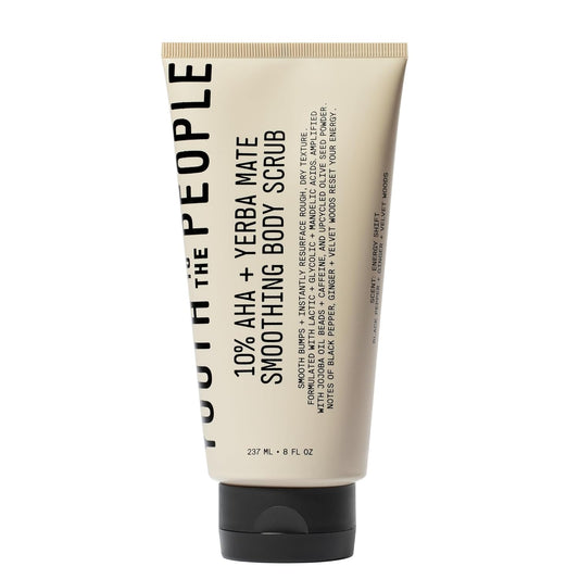 Youth To The People 10% AHA + Yerba Mate Smoothing Energy Body Scrub  - (8 fl oz)