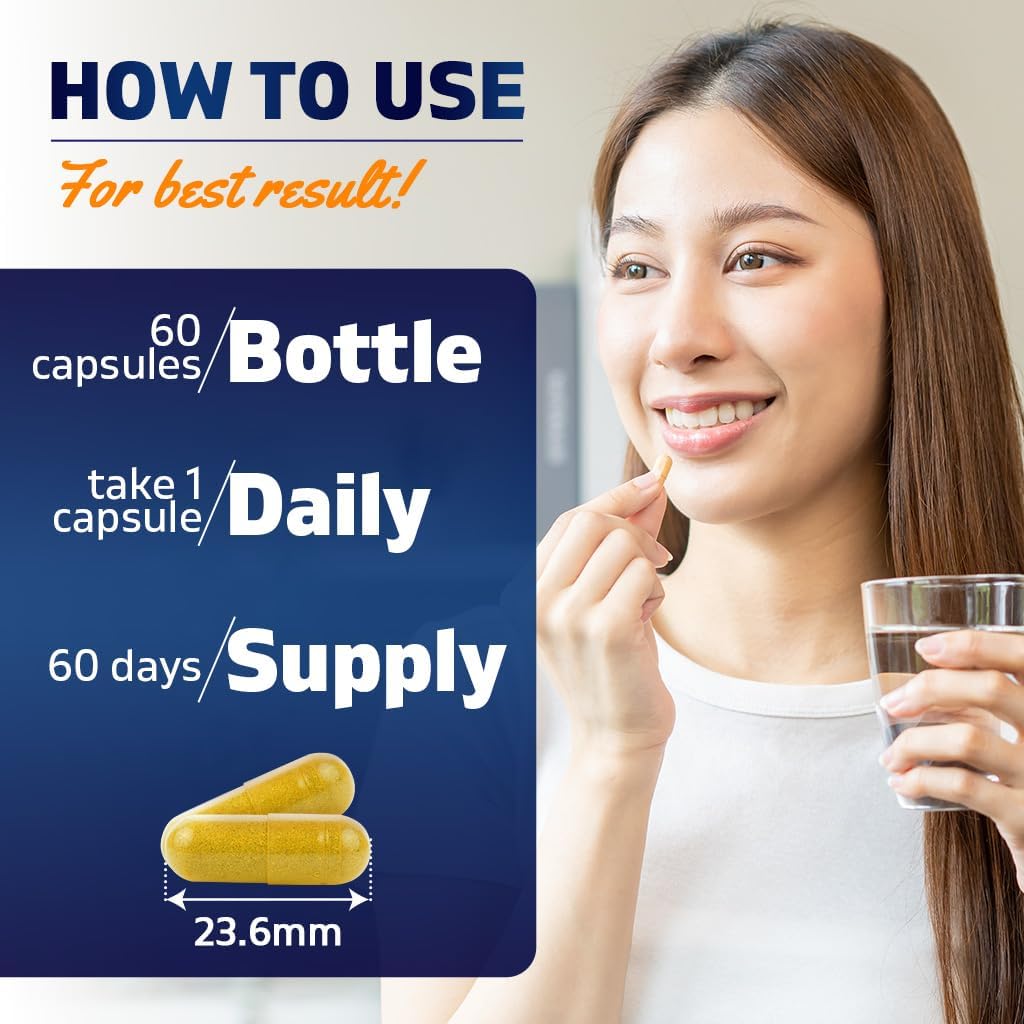 Vitamatic Berberine Supplement 500mg - 60 Vegetable Capsules
