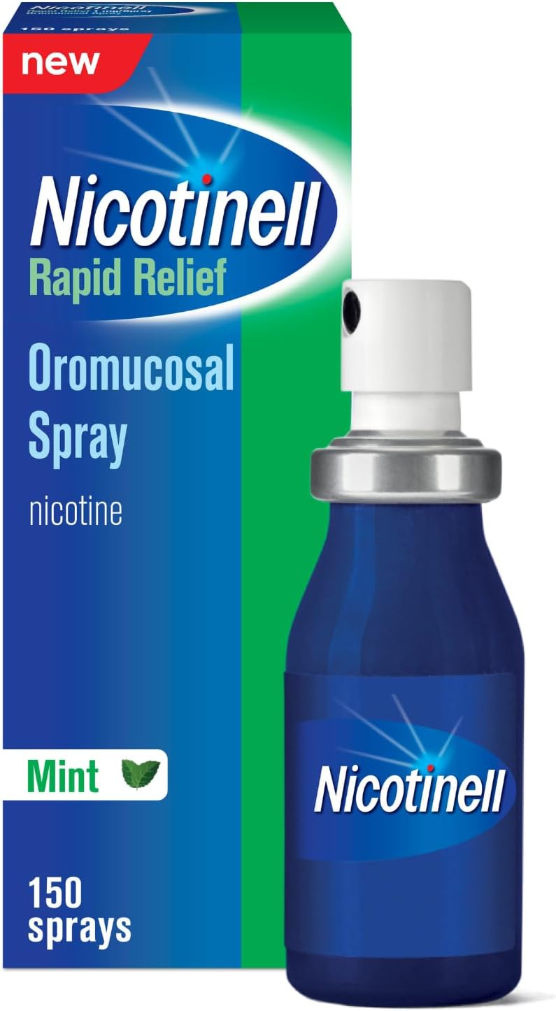 Nicotinell Nicotine Mouthspray 1mg, Fresh Mint Flavour (1 x 150 Sprays)