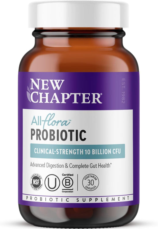 New Chapter All-Flora Probiotic for Advanced Digestion - 30 count