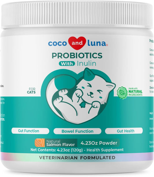 Probiotics for Cats – 4.23oz/120g Powder