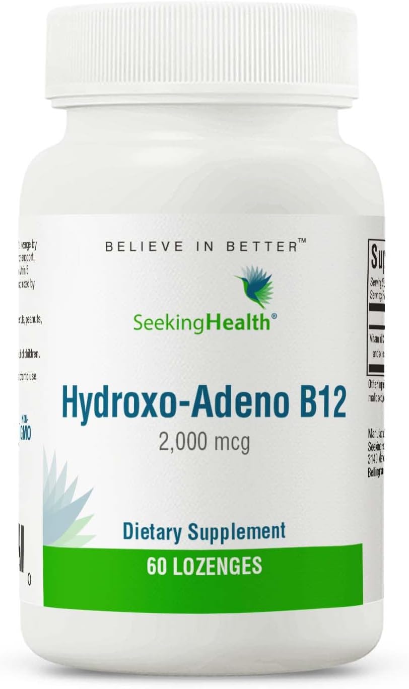 Seeking Health Hydrox-Adeno B12, 2000 mcg 60 lozenges