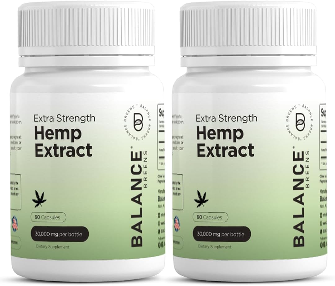Balance Breens Hemp Extract 120 Capsules