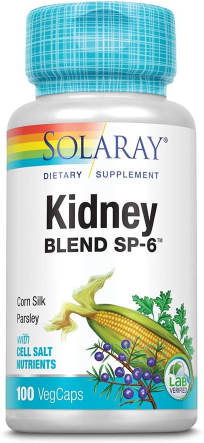 Solaray Kidney Blend Support Healthy Kidney Function 100 count