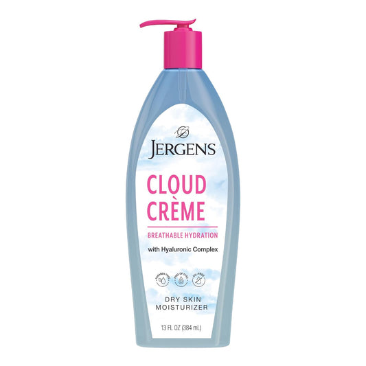Jergens Cloud Creme Breathable Body Lotion,13 oz,White
