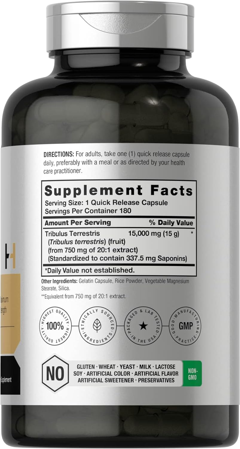 Tribulus Terrestris for Men 180 Capsules