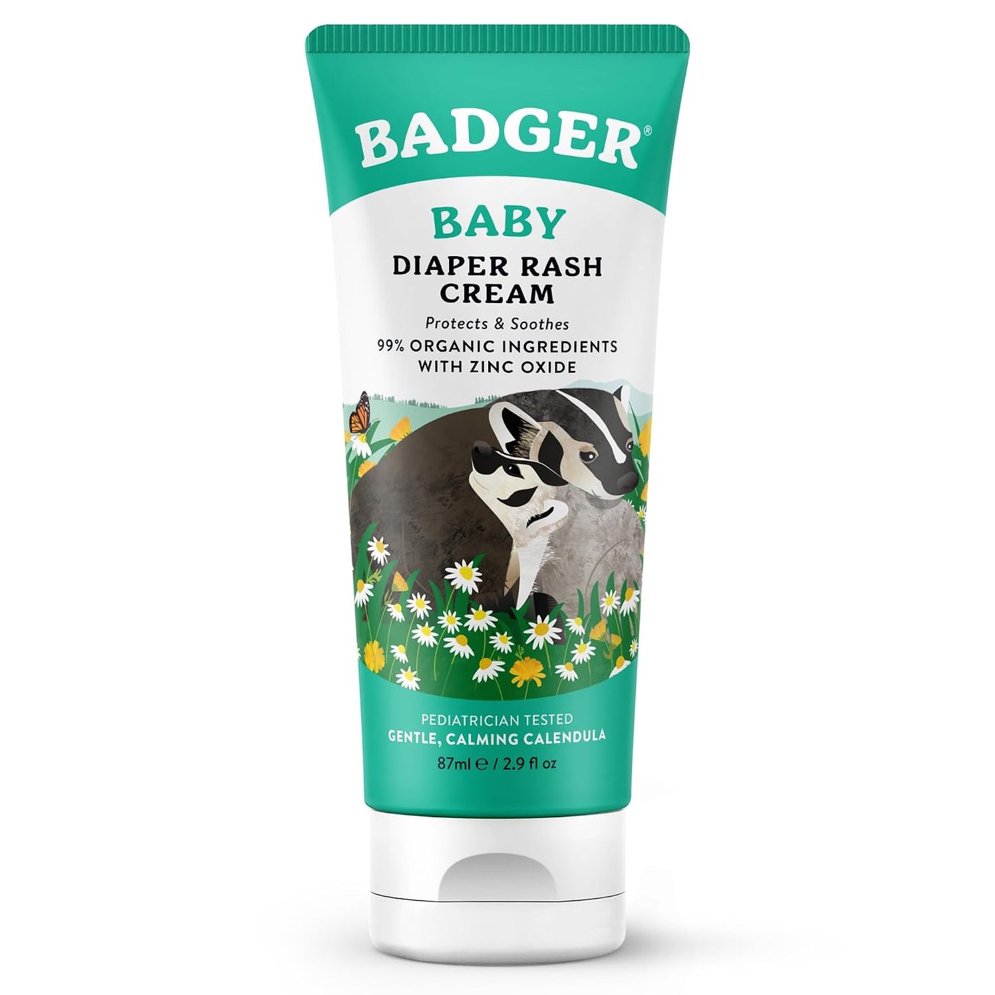 Badger Baby Diaper Rash Cream - 2.9 fl oz