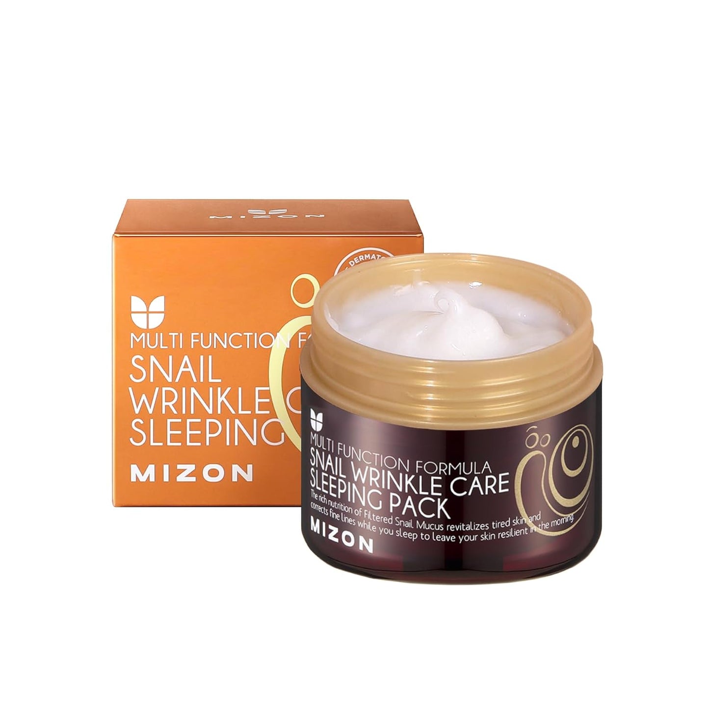 MIZON Snail Wrinkle Care Sleeping Pack Snail Mucin Nourishing mask - 2.7 FL oz