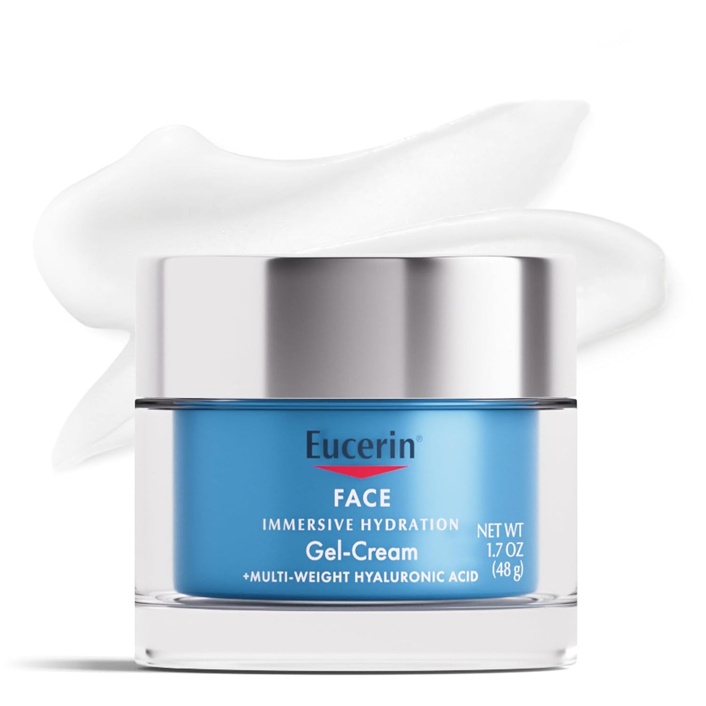 Eucerin Face Immersive Hydration Gel Cream with Hyaluronic Acid,1.7 Oz Jar
