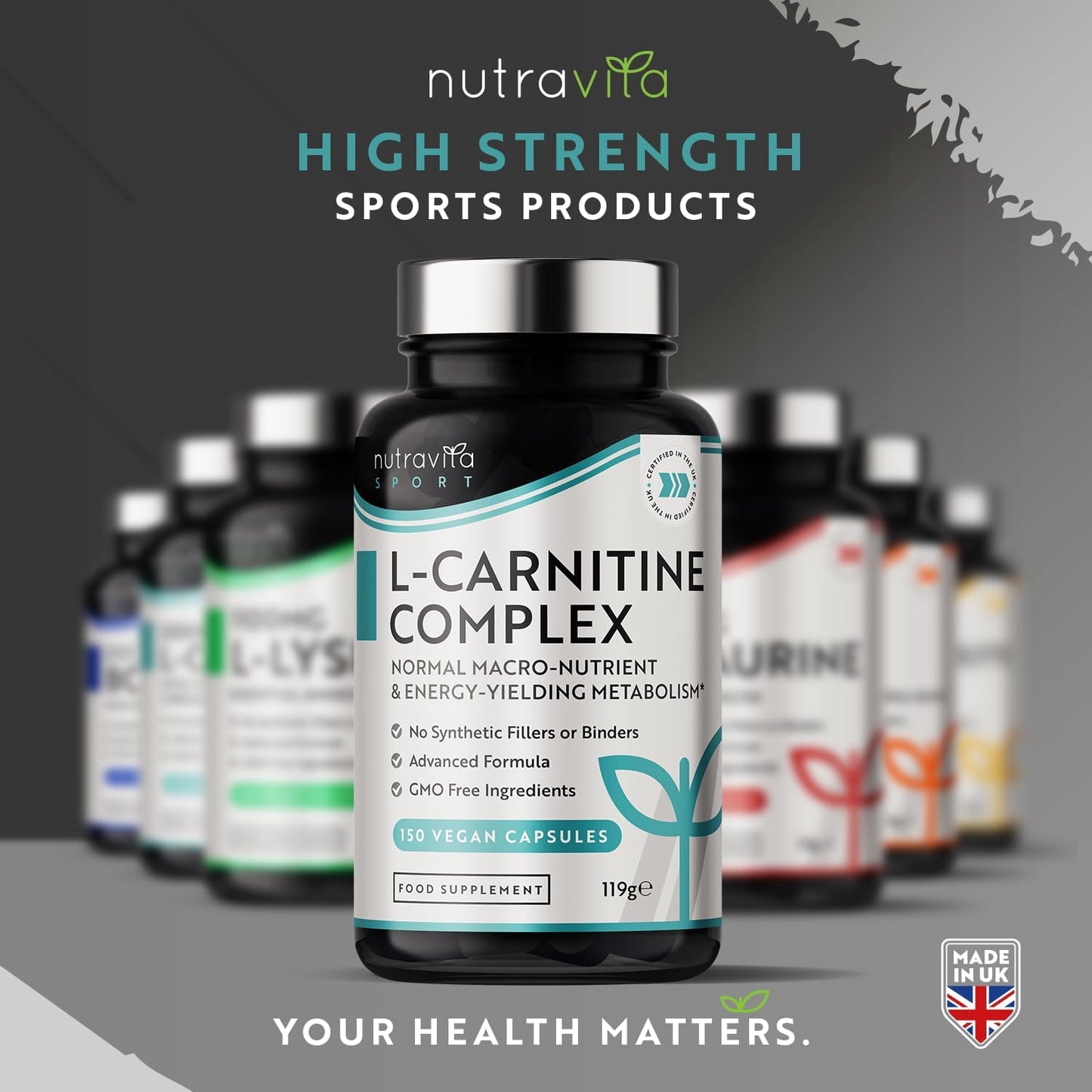 L-Carnitine Complex - 150 High Strength Capsules