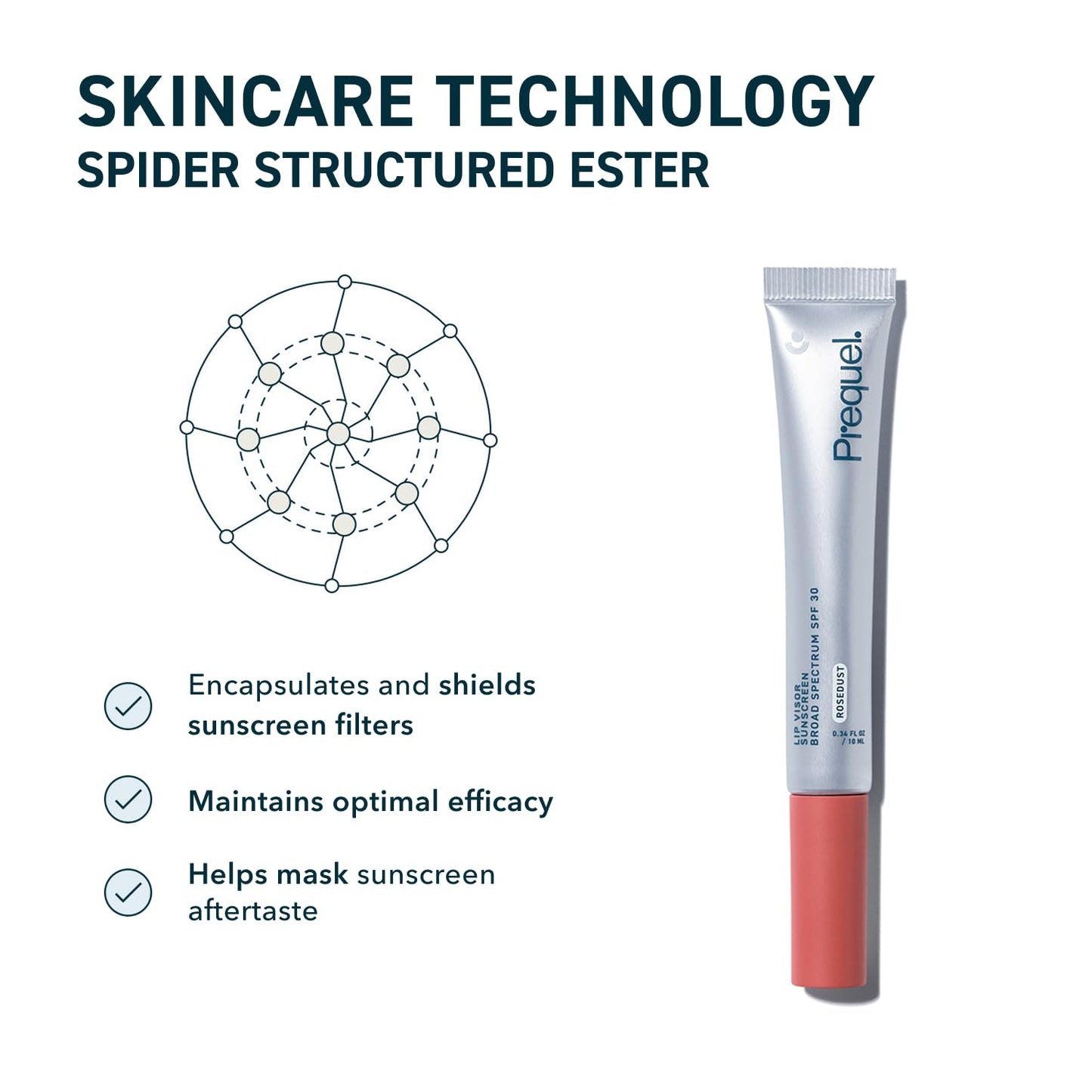 Prequel Skin Lip Visor, Tinted Lip Balm with SPF 30 PA+++  0.34 fl oz - 2 Pack