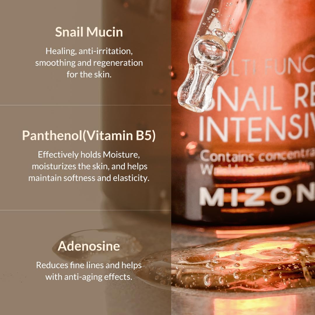 MIZON Snail Repair Intensive Ampoule with Snail Mucin - 1.01 fl oz