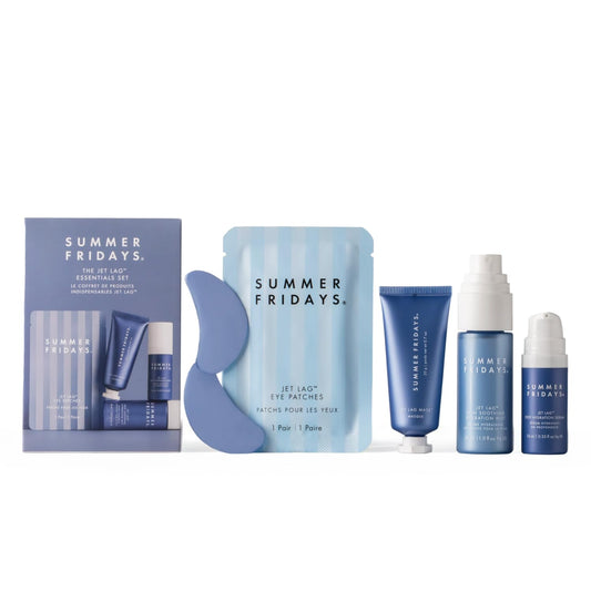 Summer Fridays Jet Lag™ Essentials - - Travel Size Skincare Kit & Gift Set (4 Count)