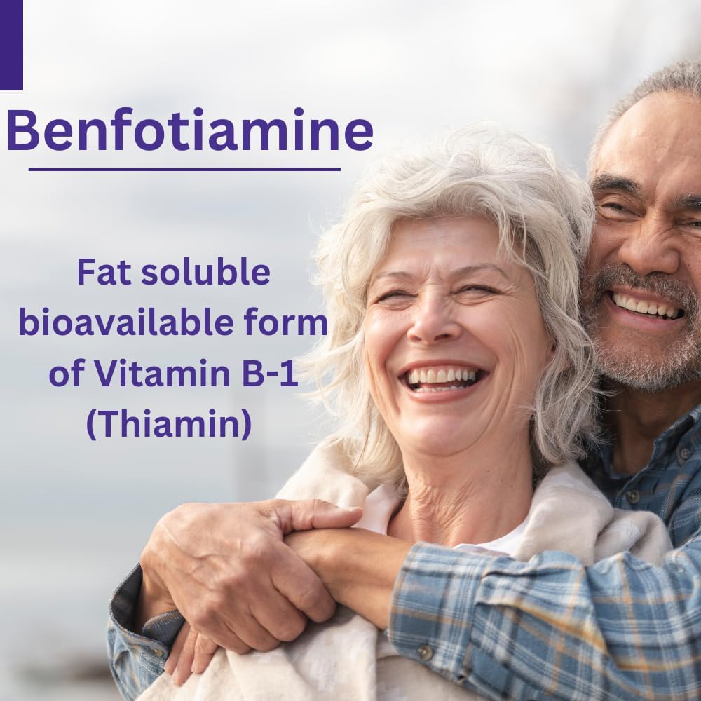 BESTVITE Benfotiamine 300mg (60 Vegetarian Capsules)