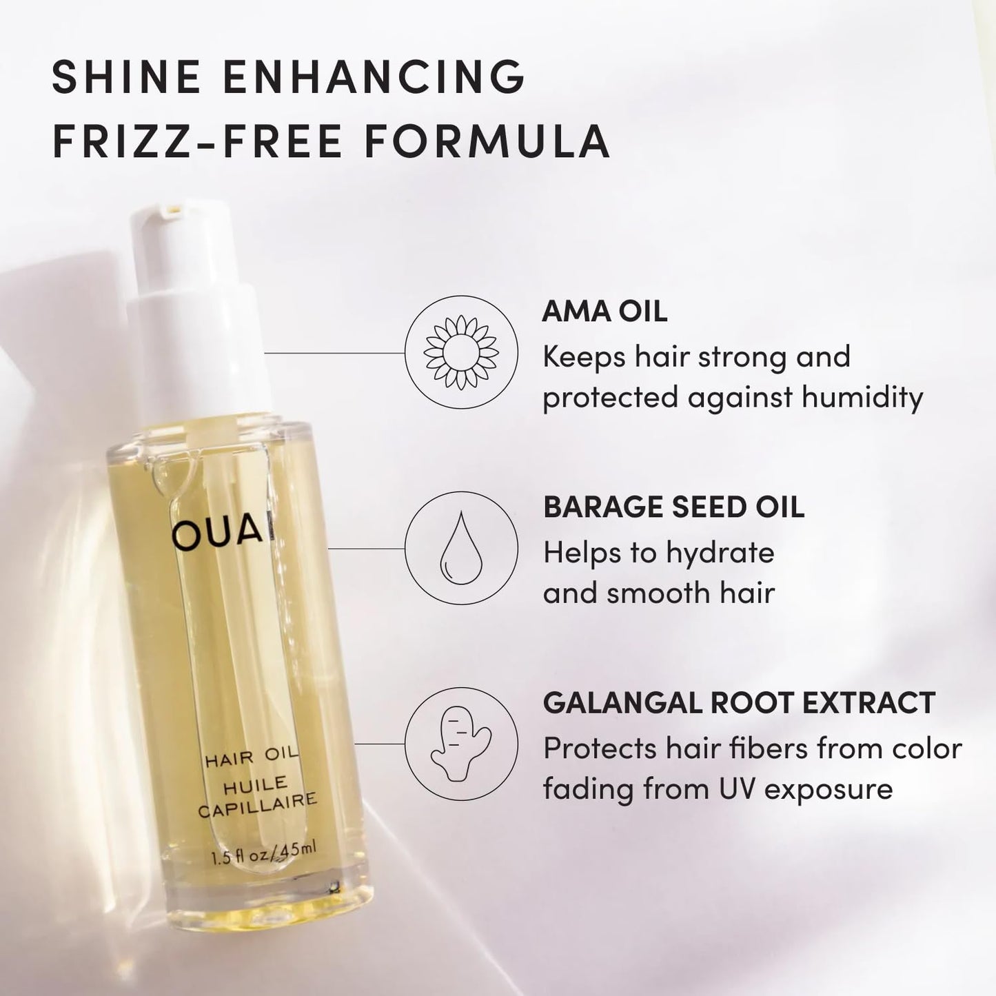 OUAI Hair Oil Travel Size - 0.45 oz
