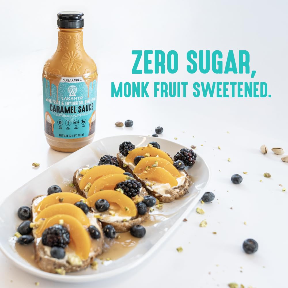 Lakanto Sugar Free Caramel Sauce - 16 Fl Oz