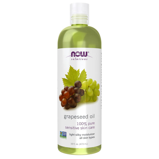 NOW Solutions, Grapeseed Oil, Skin Care for Sensitive Skin, Light Silky Moisturizer