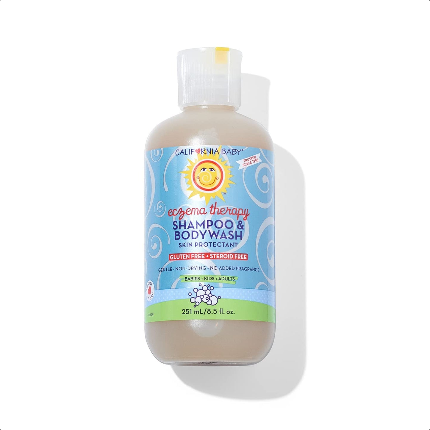 California Baby Eczema Unscented Shampoo & Body Wash 8.5 oz.