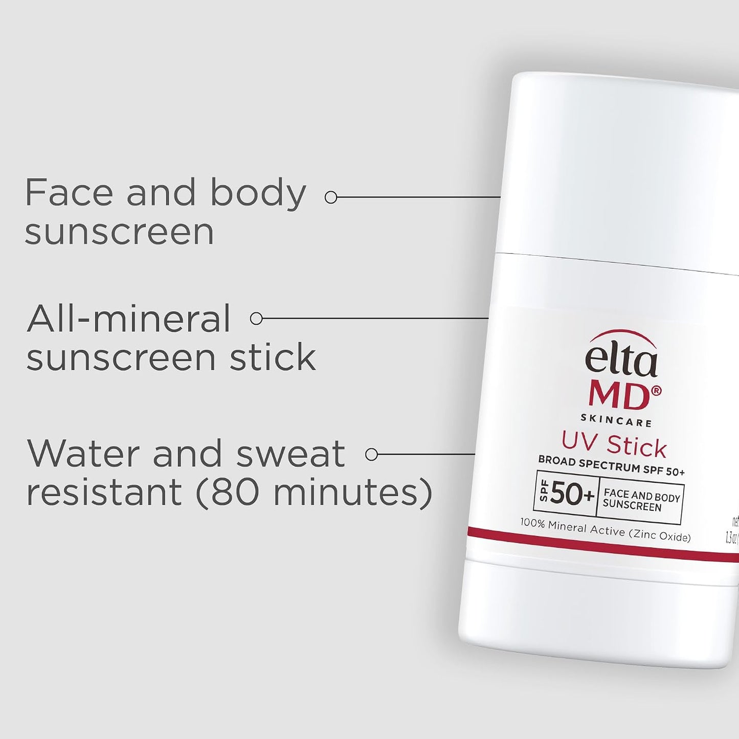 EltaMD UV Kid-Friendly Sunscreen Stick SPF 50+ -1.3 fl oz