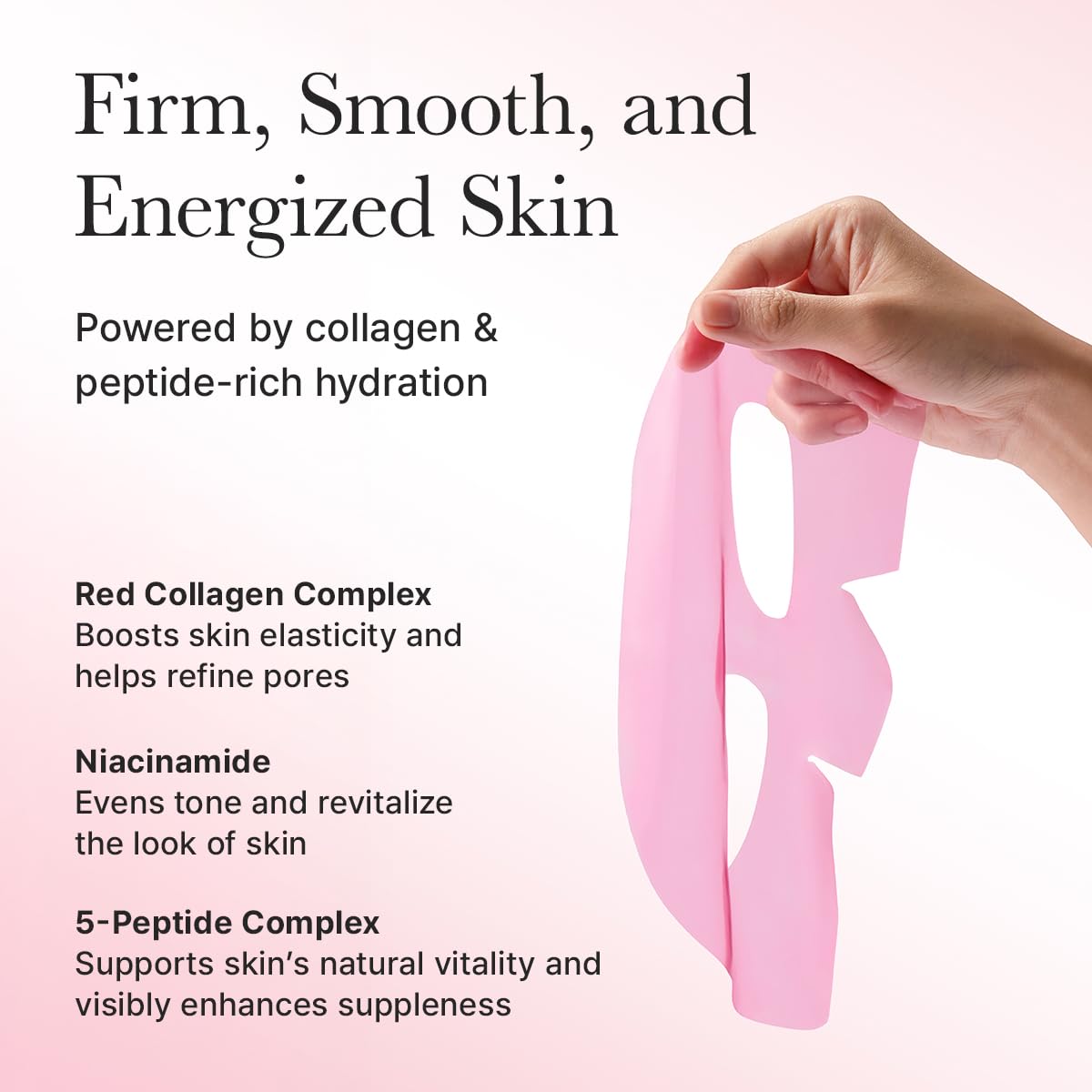 ARENCIA Red Collagen Jello Mask, Plump & Hydrating x 4ea,